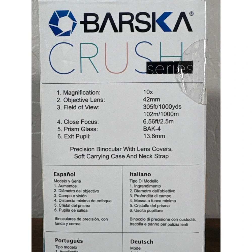 Barska Crush Series 10x42mm Binoculars Lime Green AB12974 BAK-4 Prism New